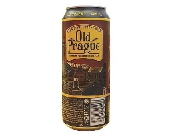 Пиво Old Prague Bohemian Dark Lager темне 0,5л ж/б (8498)