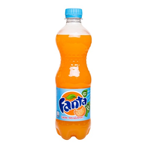 Напій "Fanta" Мандарин 0,5л. пластикова пляшка  1шт  (1215)