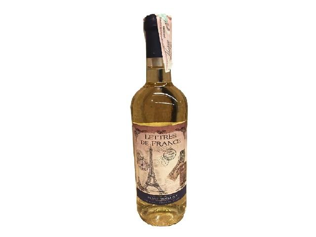 Вино Lettres de France Blanc Moel. Maison Bouey н/с  Біле 0,75л Франція  1шт  (2234)