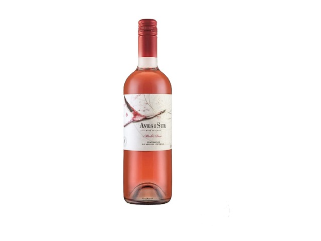 Вино Merlot Rose Vina Carta Vieja Aves del Sur Рожеве Напівсухе 0,75л Чилі  1шт  (2266)