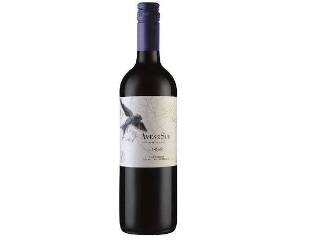 Вино Merlot Vina Carta Vieja Aves del Sur Червоне Сухе 0,75л Чилі  1шт  (2854)