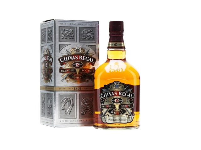 Віскі Chivas Regal 12 років 0,7л Шотландія  1шт  (6027)