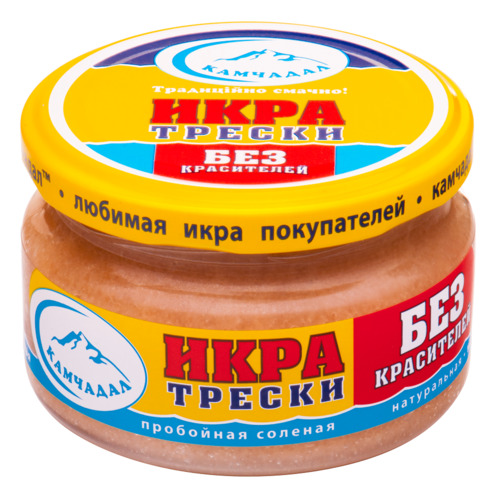 Ікра Тріски Пробійна с/с с/б 180г."Камчадал"  (6474)