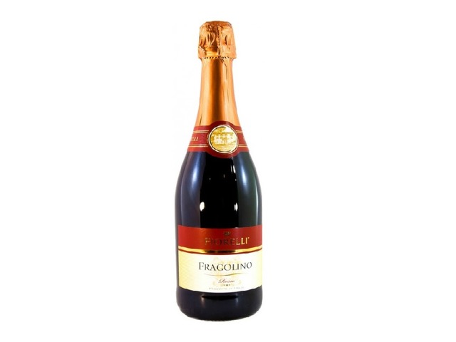 Вино Ігристе Fragolino Rosso Fiorelli Червоне Солодке 0,75л Італія  1шт  (6986)