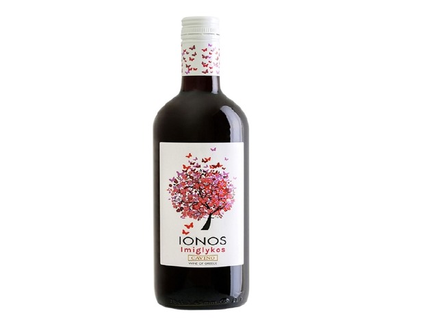 Вино Ionos Cavino Червоне Сухе 0,75л Греція  1шт  (7516)