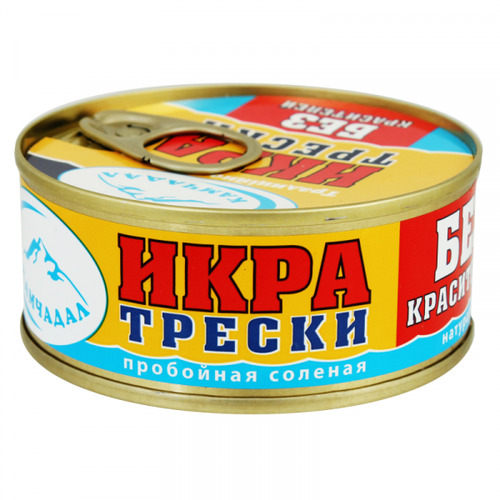 Ікра Тріски Пробійна с/с ж/б 80г "Камчадал" (9492)