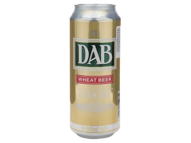 Пиво DAB пшеничне 0,5л ж/б, 1шт  (9633)