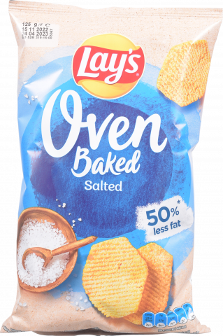 Чіпси Lays Baked 125 г запечені з сіллю