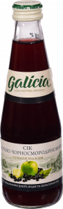 Сік Galicia 0,3 л скл. яблучно-чорносмородиновий