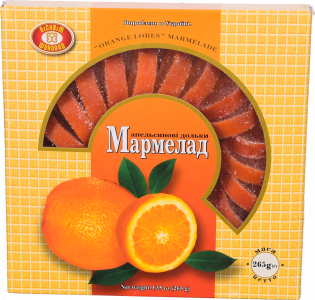 Мармелад ХБФ 265 г Апельсинові часточки