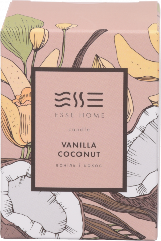 Свічка ESSE Vanilla Coconut 100 г