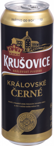 Пиво Крушовіце 0,5 л з/б Cerne