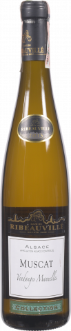 Вино Кав де Рібавілль Мускат 0,75 н/сух. біле 12