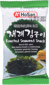 Чіпси ХО САН 2,4 г з морських водоростей (Республіка Корея)