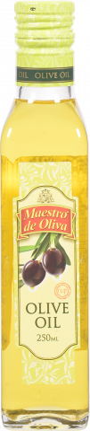 Олія оливкова Маестро де Оліва 0,25 л скл. раф.