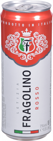 Напій алк. винний Фраголіно Letizia Rosso 0,33 л н/сол 7
