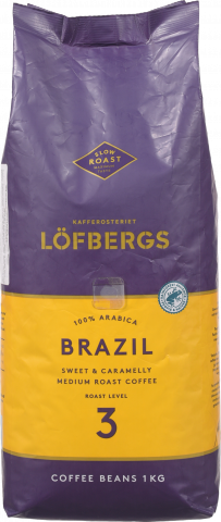Кава Lofbergs 1 кг Brazil