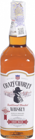 Віскі Crazy Charley 0,7 л білий