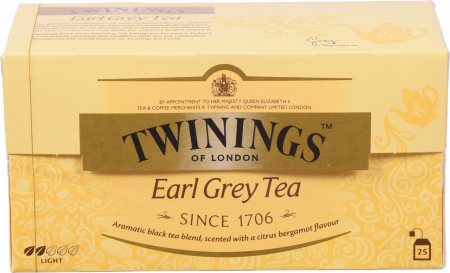 Чай Twinings 25 шт. чорн. Earl Grey (Англія) И563