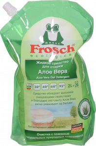 Гель д/прання Frosch 2 кг Алое