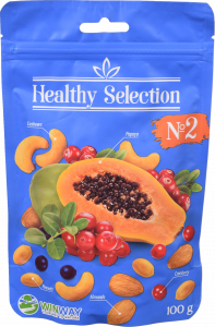 Healthy Selection Суміш горіхів та фруктів 2 100 г