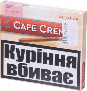 Сигари Cafe Creme 10 шт. Ваніла