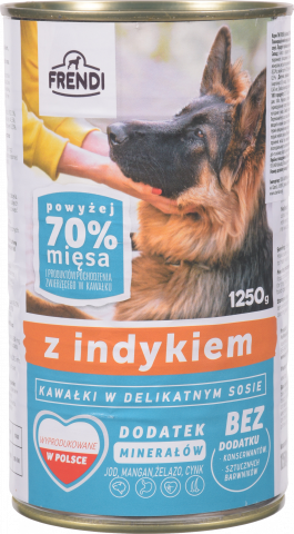 Корм д/собак FRENDI 1250 г з/б з індичкою (Польща) И022
