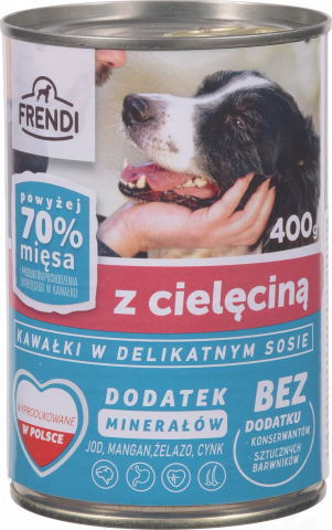 Корм д/собак FRENDI 400 г з/б з телятиною (Польща) И060