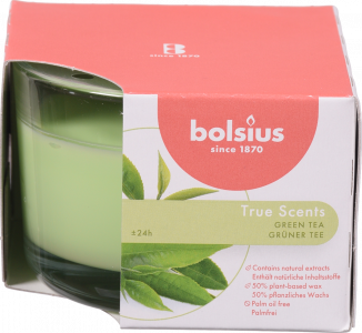 Свіча Bolsius в скл. аром. 63/90 True Scents зелений чай арт. 101926170443