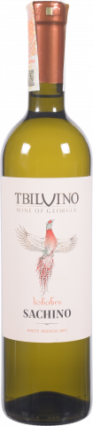 Вино Тбілвіно Сачіно 0,75 л н/сух. біле