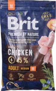 Корм д/собак Brit Premium 3 кг сух. д/серед. порід з куркою 170816